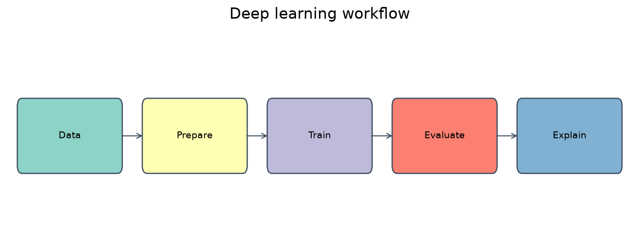 Deep learning workflow